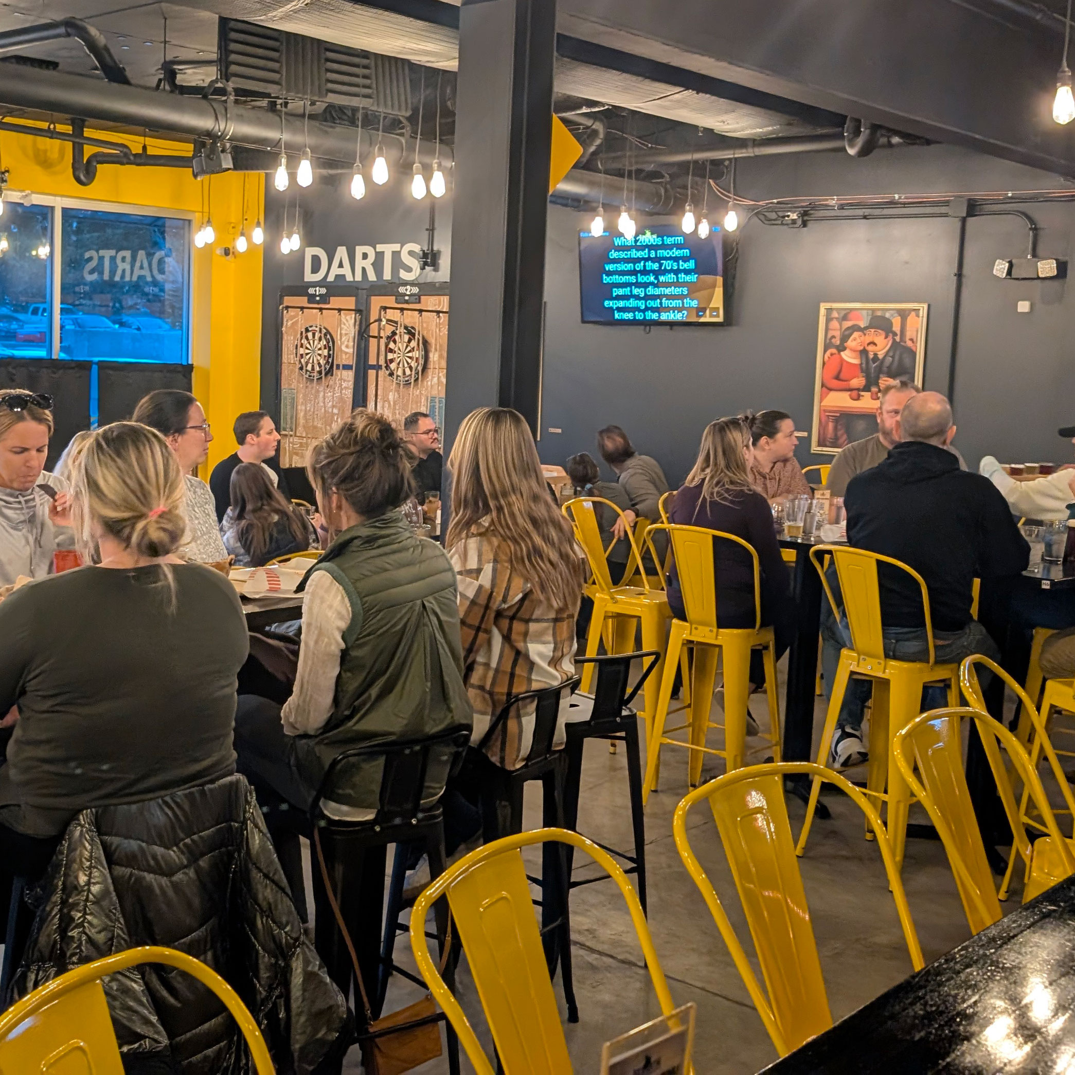 Teams competing in trivia