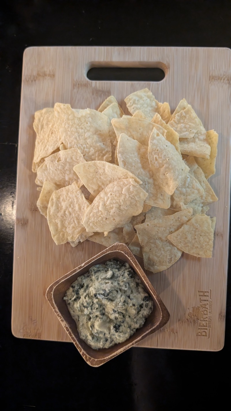 Artichoke and Spinach Nachos