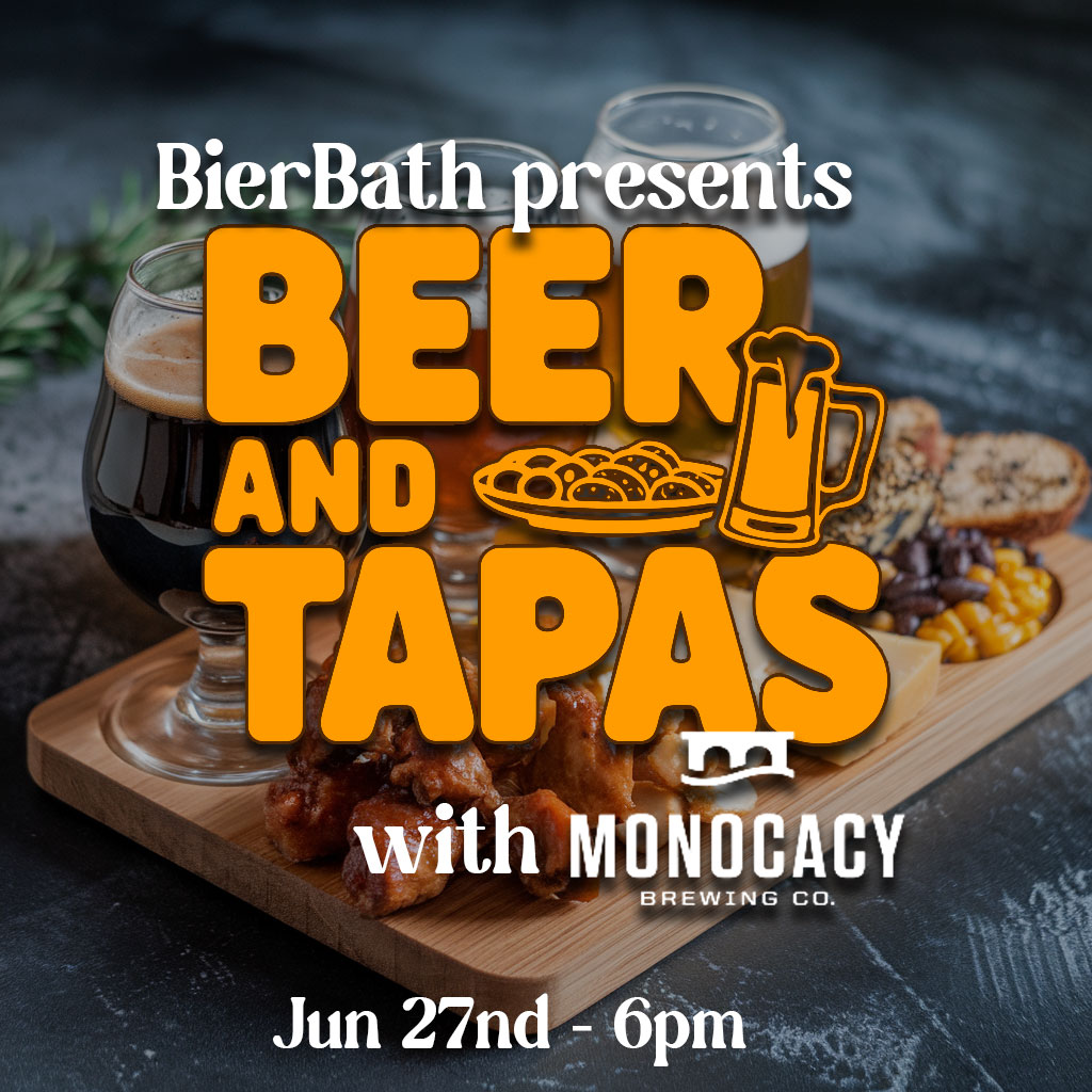 Beer & Tapas Pairing with Monocacy Brewing