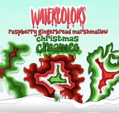 Watercolors Christmas Creamee